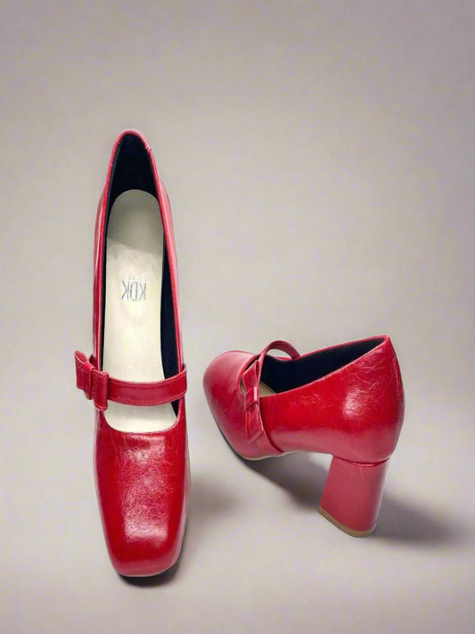KDK Shoes Model BA12 Red Ver. - Giày KDK Mẫu BA12 Đỏ